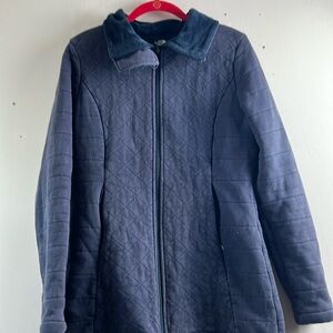 North Face women jacket pea coat size medium